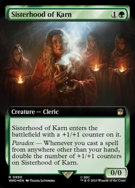 naokuroshop MTG [WHO][0990][緑][R][EN][カーンのシスターフッド/Sisterhood of Karn] NM