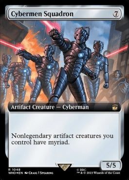 naokuroshop MTG [WHO][1048][茶][R][EN][サイバーマン軍団/Cybermen Squadron] NM