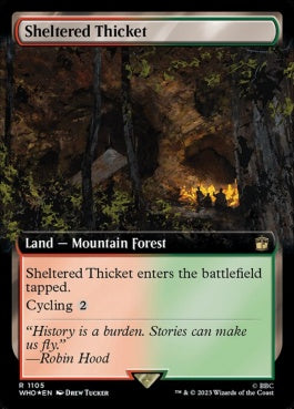 naokuroshop MTG [WHO][1105][土地][R][EN][隠れた茂み/Sheltered Thicket] NM