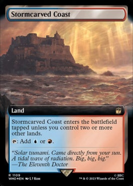 naokuroshop MTG [WHO][1109][土地][R][EN][嵐削りの海岸/Stormcarved Coast] NM