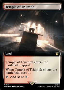 naokuroshop MTG [WHO][1121][土地][R][EN][凱旋の神殿/Temple of Triumph] NM