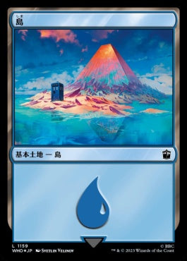 naokuroshop MTG [WHO][1159][土地][C][JP][島/Island] NM