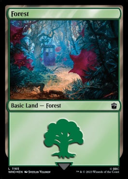 naokuroshop MTG [WHO][1165][土地][C][EN][森/Forest] NM