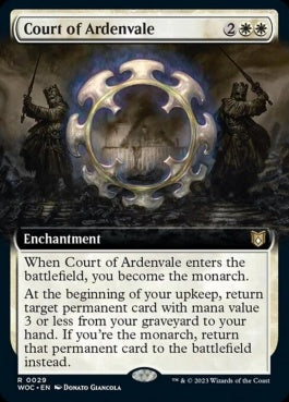 naokuroshop MTG [WOC][029][白][R][EN][アーデンベイルの宮廷/Court of Ardenvale]（foil） NM