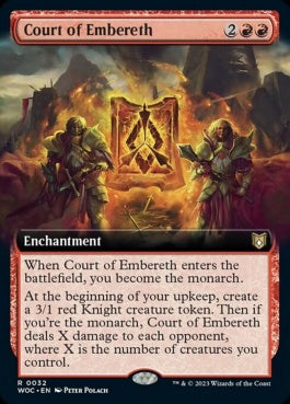 naokuroshop MTG [WOC][032][赤][R][EN][エンバレスの宮廷/Court of Embereth] NM