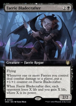 naokuroshop MTG [WOC][050][黒][R][EN][フェアリーの刃造り/Faerie Bladecrafter] NM