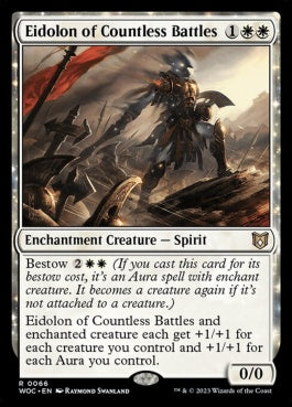 naokuroshop MTG [WOC][066][白][R][EN][万戦の幻霊/Eidolon of Countless Battles] NM