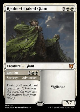 naokuroshop MTG [WOC][071][白][M][EN][王国まといの巨人/Realm-Cloaked Giant] NM