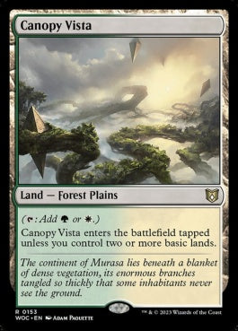 naokuroshop MTG [WOC][153][土地][R][EN][梢の眺望/Canopy Vista] NM