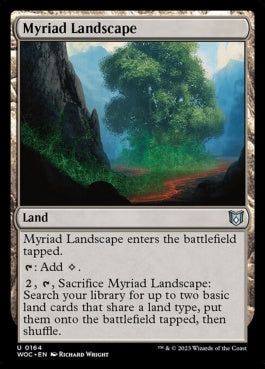 naokuroshop MTG [WOC][164][土地][U][EN][無限地帯/Myriad Landscape] NM