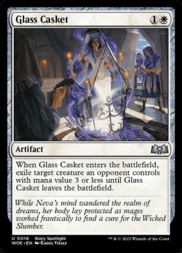 naokuroshop MTG [WOE][016][白][U][EN][ガラスの棺/Glass Casket] NM