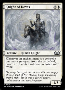 naokuroshop MTG [WOE][019][白][U][EN][鳩の騎士/Knight of Doves]（foil） NM