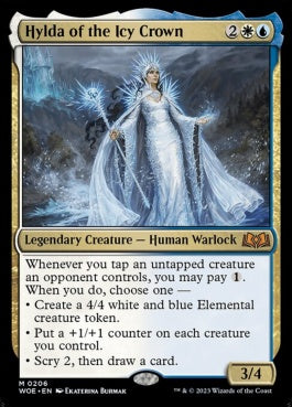 naokuroshop MTG [WOE][206][多][M][EN][氷冠のヒルダ/Hylda of the Icy Crown]（foil） NM