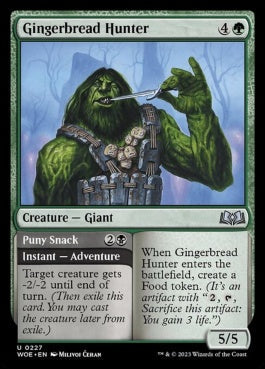 naokuroshop MTG [WOE][227][多][U][EN][お菓子を狩る者/Gingerbread Hunter]（foil） NM