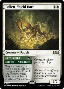 naokuroshop MTG [WOE][233][多][R][EN][花粉盾の兎/Pollen-Shield Hare]（foil） NM