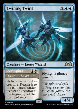 naokuroshop MTG [WOE][240][多][R][EN][撚り合わせる双子/Twining Twins]（foil） NM