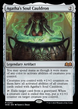 naokuroshop MTG [WOE][242][茶][M][EN][アガサの魂の大釜/Agatha's Soul Cauldron]（foil） NM