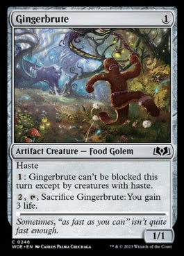 naokuroshop MTG [WOE][246][茶][C][EN][ジンジャーブルート/Gingerbrute]（foil） NM