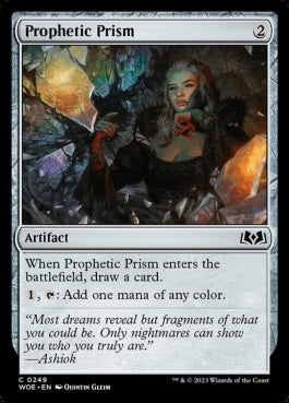 naokuroshop MTG [WOE][249][茶][C][EN][予言のプリズム/Prophetic Prism]（foil） NM