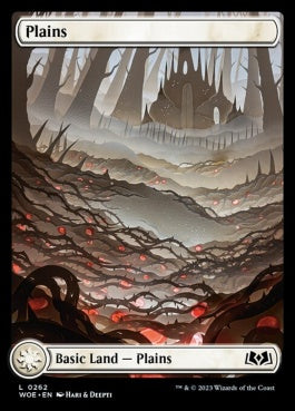 naokuroshop MTG [WOE][262][土地][C][EN][平地/Plains]（foil） NM