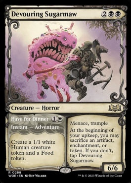 naokuroshop MTG [WOE][288][多][R][EN][貪る甘味大口/Devouring Sugarmaw]（foil） NM