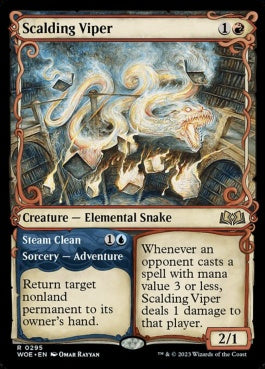 naokuroshop MTG [WOE][295][多][R][EN][煮えたぎるバイパー/Scalding Viper]（foil） NM