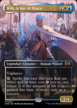 naokuroshop MTG [WOE][302][多][M][EN][平和の世継ぎ、ウィル/Will, Scion of Peace]（foil） NM