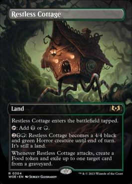 naokuroshop MTG [WOE][304][土地][R][EN][眠らずの小屋/Restless Cottage]（foil） NM