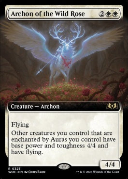 naokuroshop MTG [WOE][323][白][R][EN][野薔薇のアルコン/Archon of the Wild Rose]（foil） NM