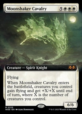 naokuroshop MTG [WOE][325][白][M][EN][月揺らしの騎兵隊/Moonshaker Cavalry] NM