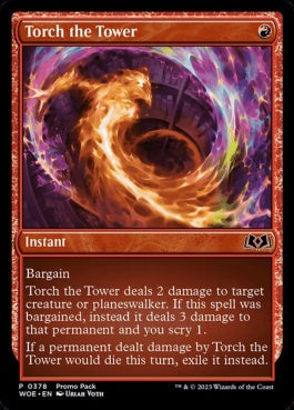 naokuroshop MTG [WOE][378][赤][C][EN][塔の点火/Torch the Tower]（foil） NM