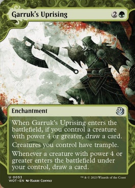 naokuroshop MTG [WOT][053][緑][U][EN][ガラクの蜂起/Garruk's Uprising] NM
