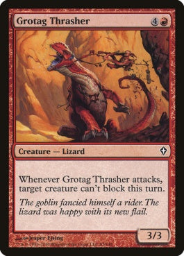 naokuroshop MTG [WWK][083][赤][C][EN][グロータグの打つもの/Grotag Thrasher] NM