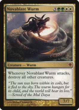 naokuroshop MTG [WWK][119][多][M][EN][新星破のワーム/Novablast Wurm] NM