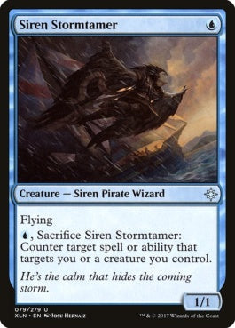 naokuroshop MTG [XLN][079][青][U][EN][セイレーンの嵐鎮め/Siren Stormtamer] NM