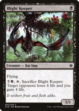 naokuroshop MTG [XLN][092][黒][C][EN][立ち枯れの守り手/Blight Keeper] NM