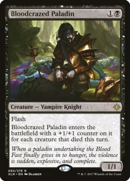 naokuroshop MTG [XLN][093][黒][R][EN][血に狂った聖騎士/Bloodcrazed Paladin] NM