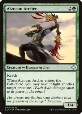 naokuroshop MTG [XLN][176][緑][U][EN][アゾカンの射手/Atzocan Archer] NM