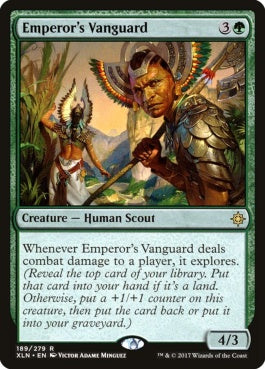 naokuroshop MTG [XLN][189][緑][R][EN][皇帝の先兵/Emperor's Vanguard] NM