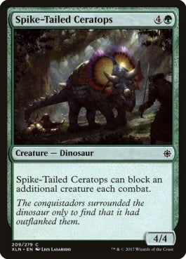 naokuroshop MTG [XLN][209][緑][C][EN][棘尾ケラトプス/Spike-Tailed Ceratops] NM