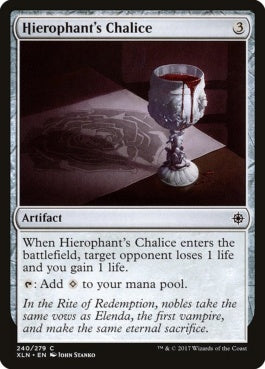 naokuroshop MTG [XLN][240][茶][C][EN][秘儀司祭の杯/Hierophant's Chalice] NM