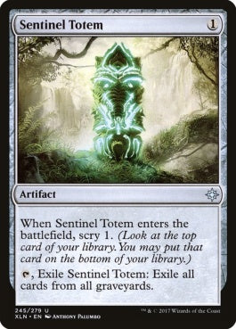 naokuroshop MTG [XLN][245][茶][U][EN][歩哨のトーテム像/Sentinel Totem] NM