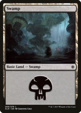 naokuroshop MTG [XLN][268][土地][C][EN][沼/Swamp] NM