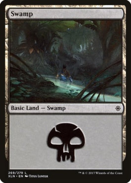 naokuroshop MTG [XLN][269][土地][C][EN][沼/Swamp] NM