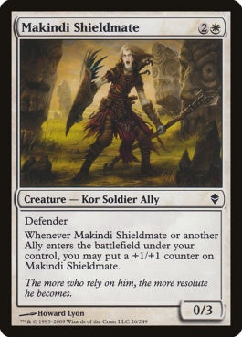 naokuroshop MTG [ZEN][026][白][C][EN][マキンディの盾の仲間/Makindi Shieldmate] NM