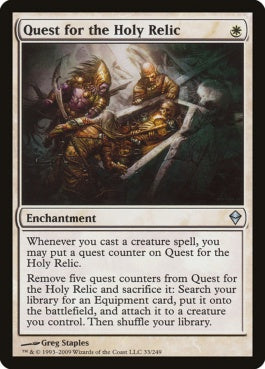 naokuroshop MTG [ZEN][033][白][U][EN][聖なる秘宝の探索/Quest for the Holy Relic] NM