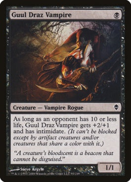 naokuroshop MTG [ZEN][093][黒][C][EN][グール・ドラズの吸血鬼/Guul Draz Vampire] NM