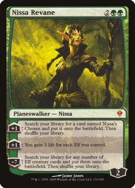 naokuroshop MTG [ZEN][170][緑][M][EN][ニッサ・レヴェイン/Nissa Revane] NM