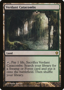 naokuroshop MTG [ZEN][229][土地][R][EN][新緑の地下墓地/Verdant Catacombs] NM