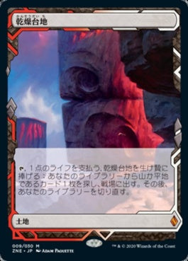 naokuroshop MTG [ZNE][009][土地][M][JP][乾燥台地/Arid Mesa]（foil） NM